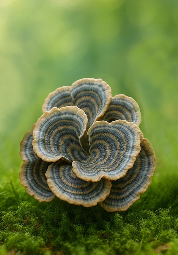 قارچ دم بوقلمون