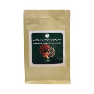 میکس قارچ های گانودرما ، شیتاکه و دم بوقلمون